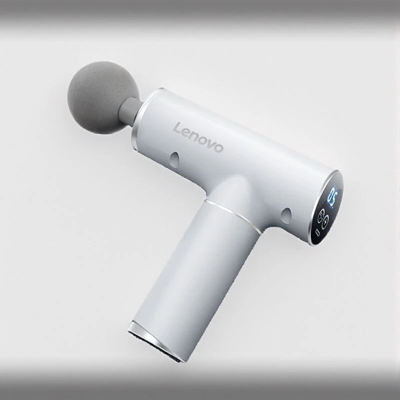 Lenovo Portable Lightweight N2 Fascia Gun 3200 RPM Massage Device with 6 Attachments and 5 Adjustable Speeds, 1800mAh Battery for Muscle Relaxation (image for) Lenovo Portable Lightweight N2 Fascia Gun 3200 RPM Massage Device with 6 Attachments and 5 Adjustable Speeds, 1800mAh Battery for Muscle Relaxation