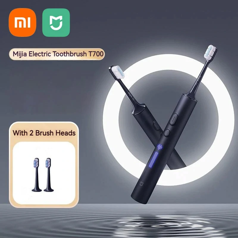 (image for) XIAOMI MIJIA T700 Sonic Electric Toothbrush Teeth IPX7 LED Display Whitening Intelligent Ultrasonic Vibration Oral Cleaner Brush